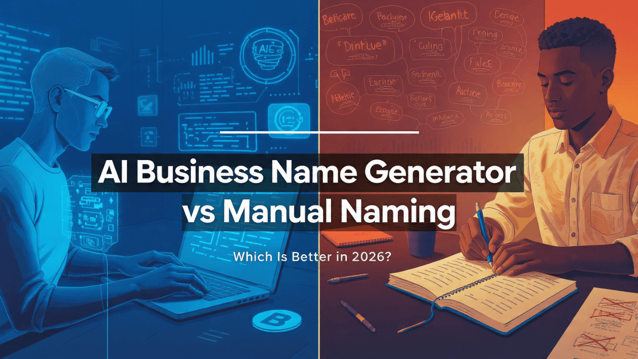 AI Business Name Generator vs Manual Naming: Which Is Better in 2026?