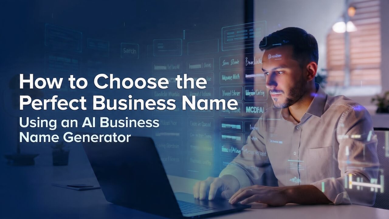 How to Choose the Perfect Business Name Using an AI Business Name Generator