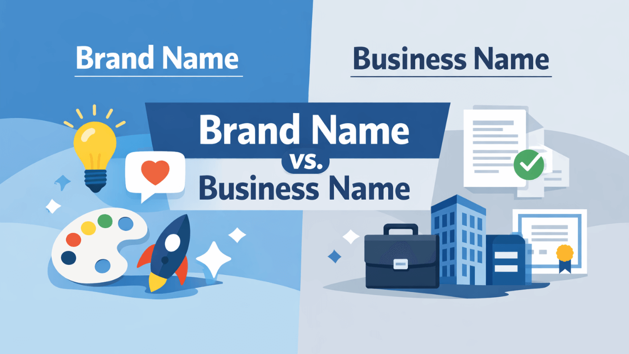 Brand Name vs. Business Name: Understanding the Difference
