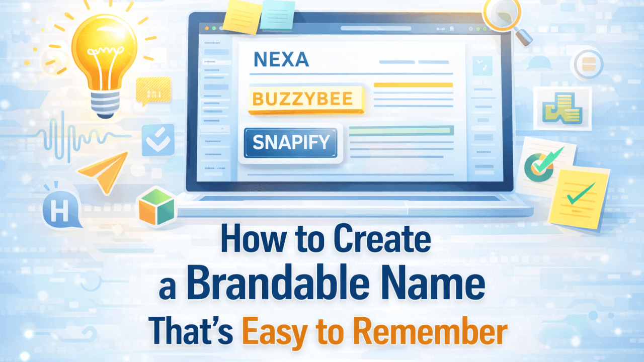 How to Create a Brandable Name That’s Easy to Remember