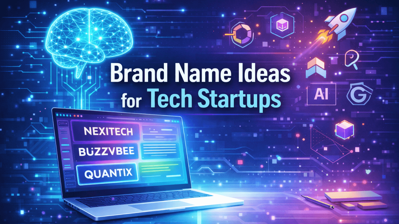 350+ Next-Gen Brand Name Ideas for Innovative Tech Startups