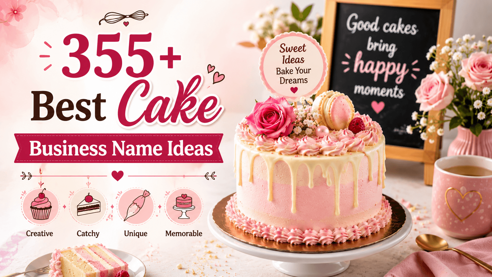 355+ Best Cake Business Name Ideas to Sweeten Your Brand