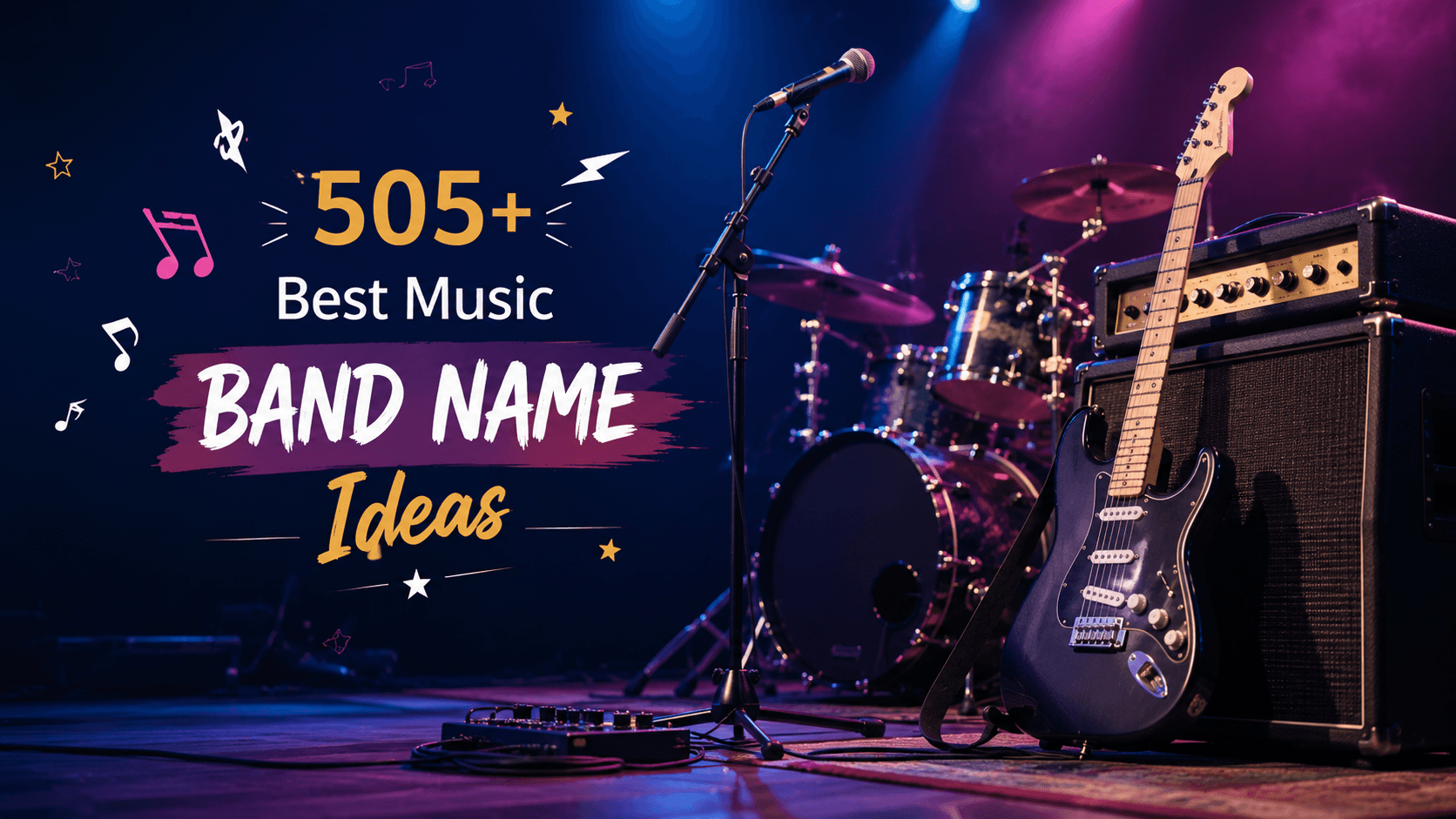505+ Best Music Band Name Ideas for Every Genre & Style
