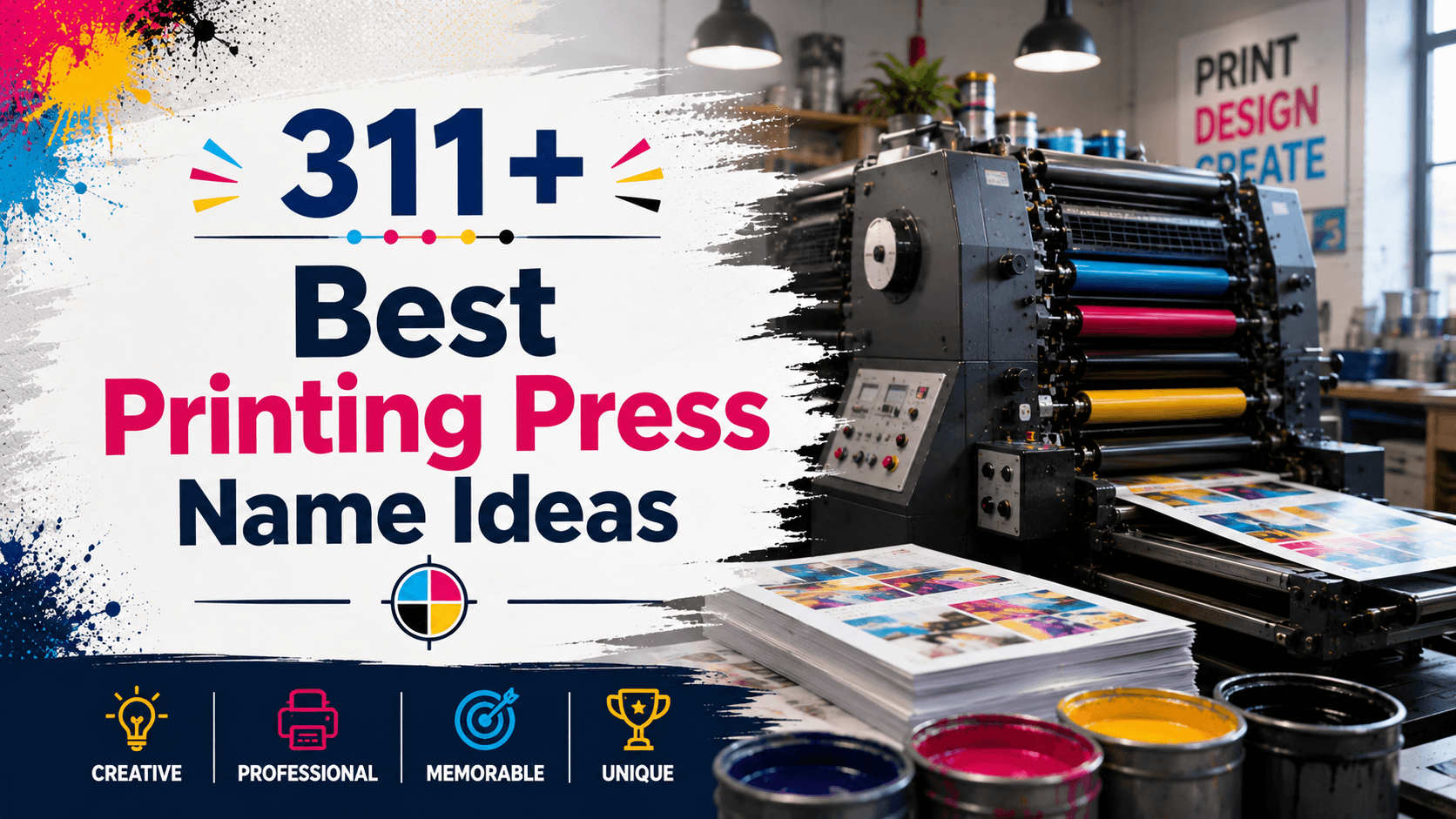 311+ Best Printing Press Name Ideas for New Print Startups