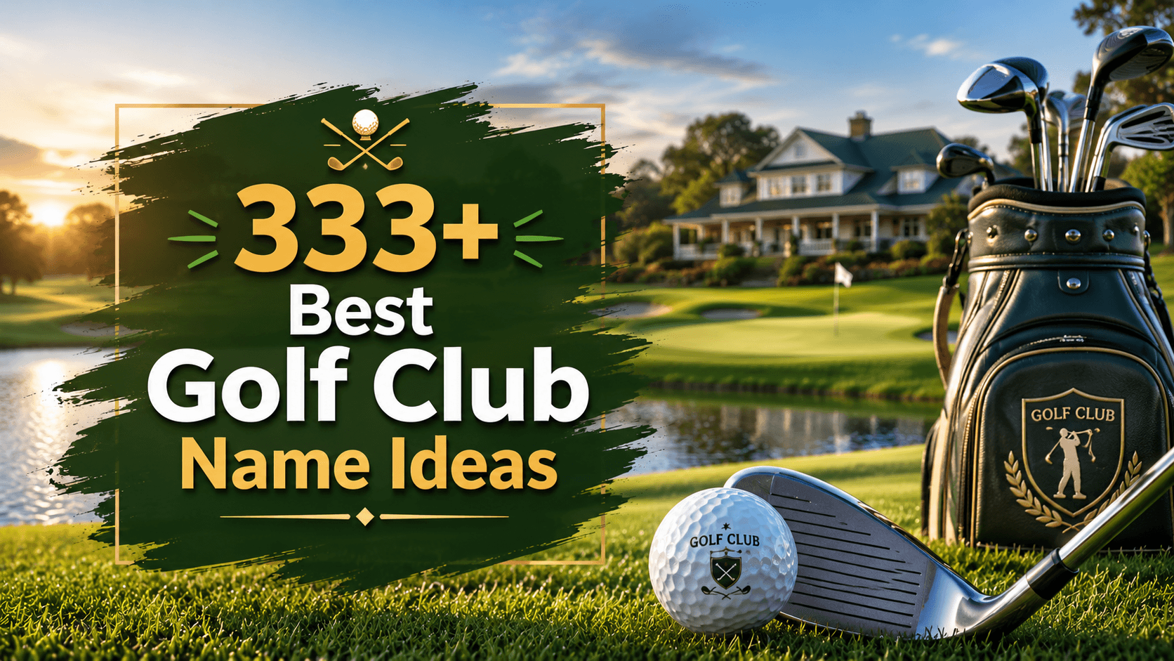 333+ Best Golf Club Name Ideas for Clubs, Events & Leagues