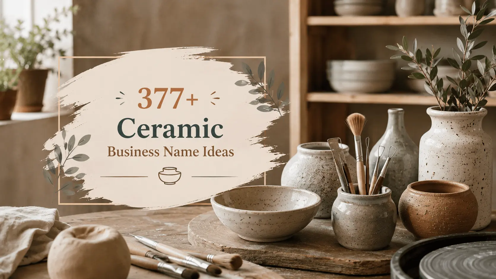 377+ Ceramic Business Name Ideas for Pottery & Clay Brands