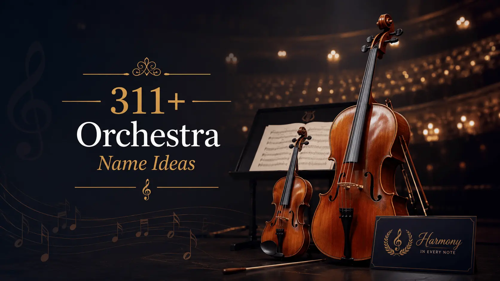 311+ Orchestra Name Ideas for Every Ensemble & Music Group