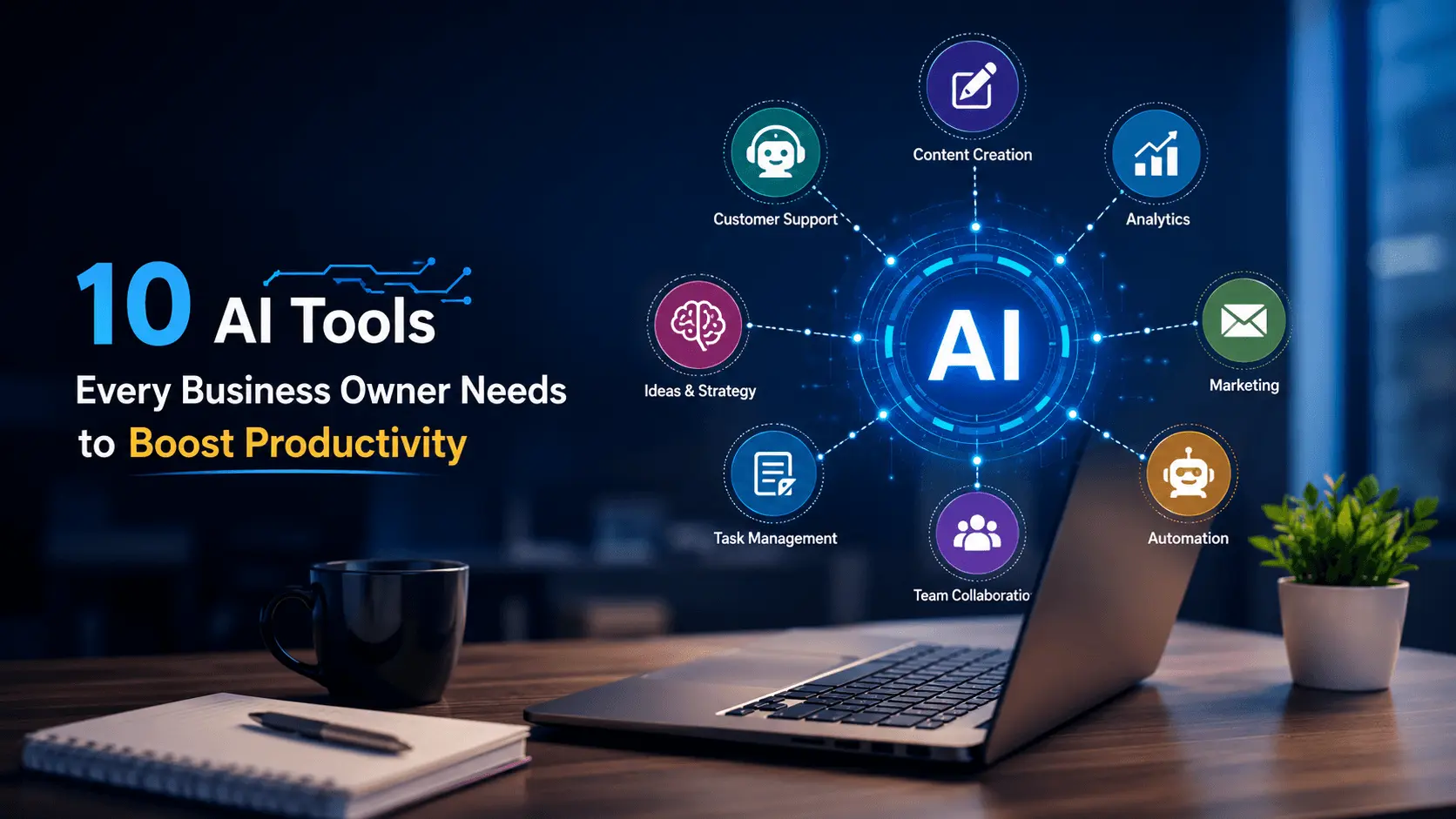 10 AI Tools Every Business Owner Needs to Boost Productivity