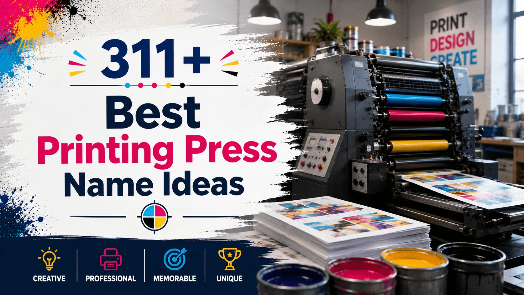 311+ Best Printing Press Name Ideas for New Print Startups