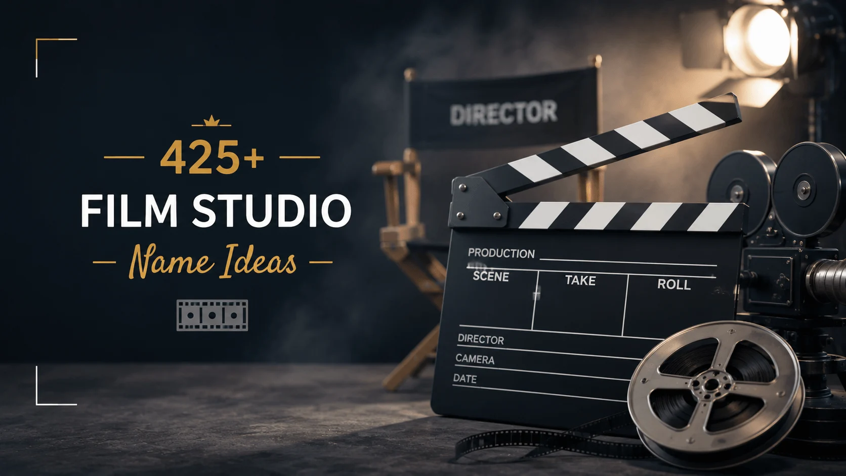 425+ Film Studio Name Ideas for Modern Production Companies