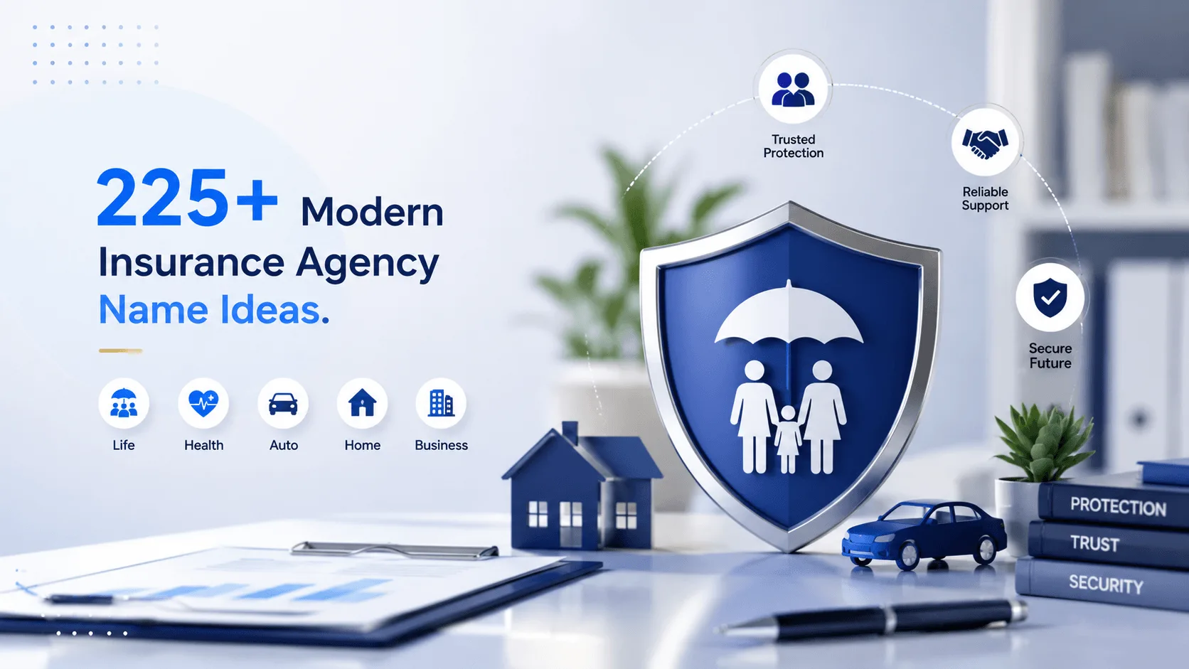225+ Modern Insurance Agency Name Ideas That Stand Out