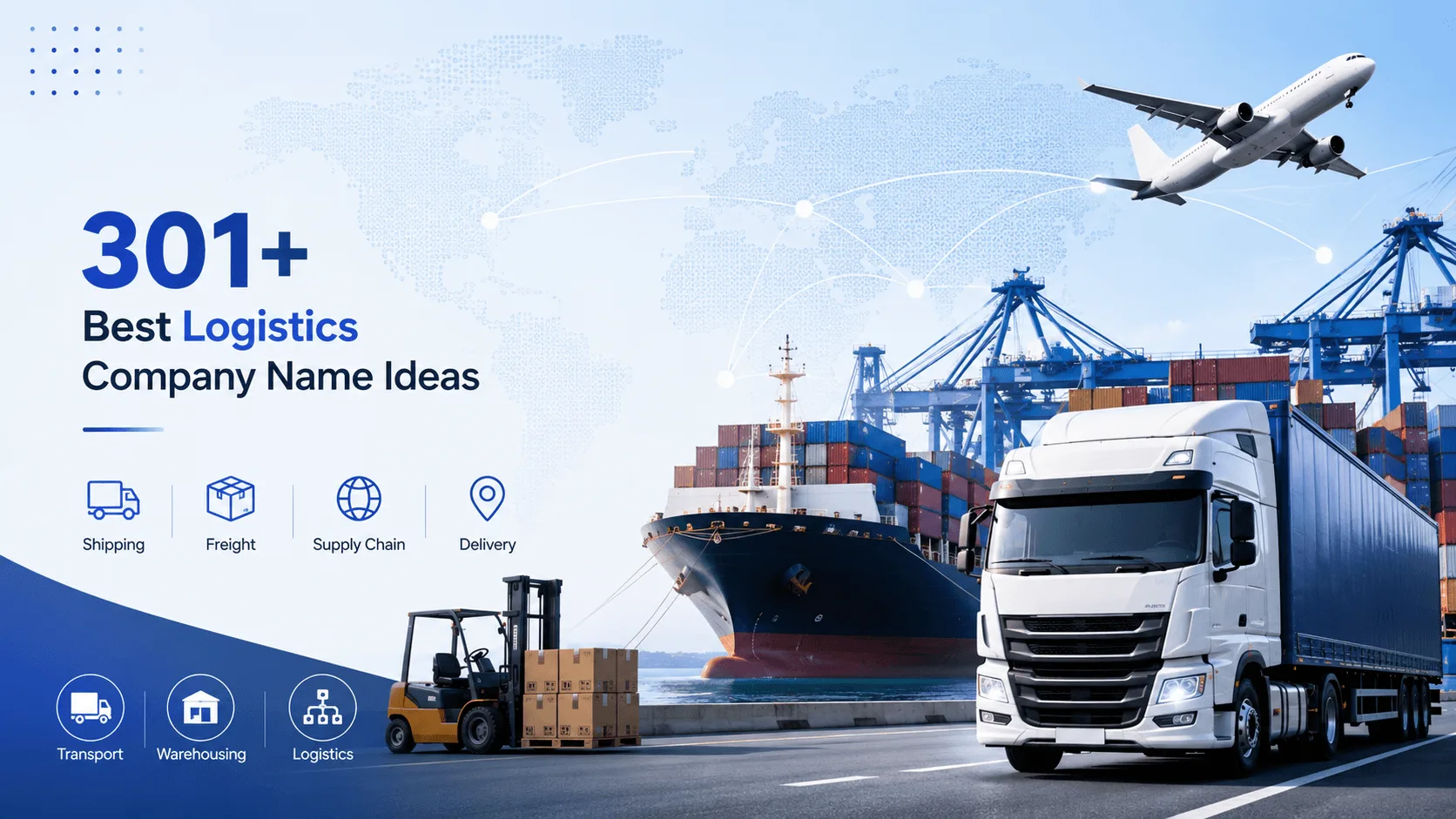 301+ Best Logistics Company Name Ideas for Shipping Business