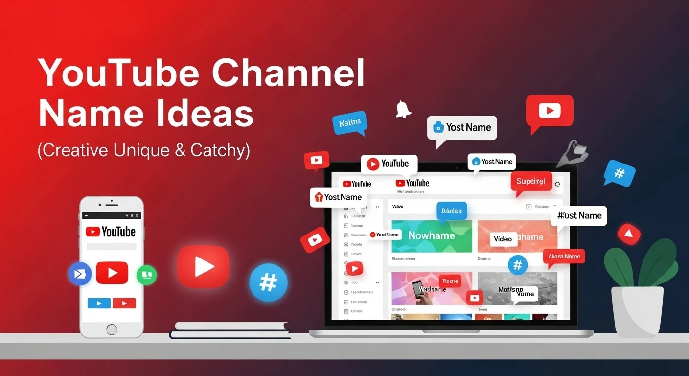 700+ YouTube Channel Name Ideas (Creative, Unique & Catchy)