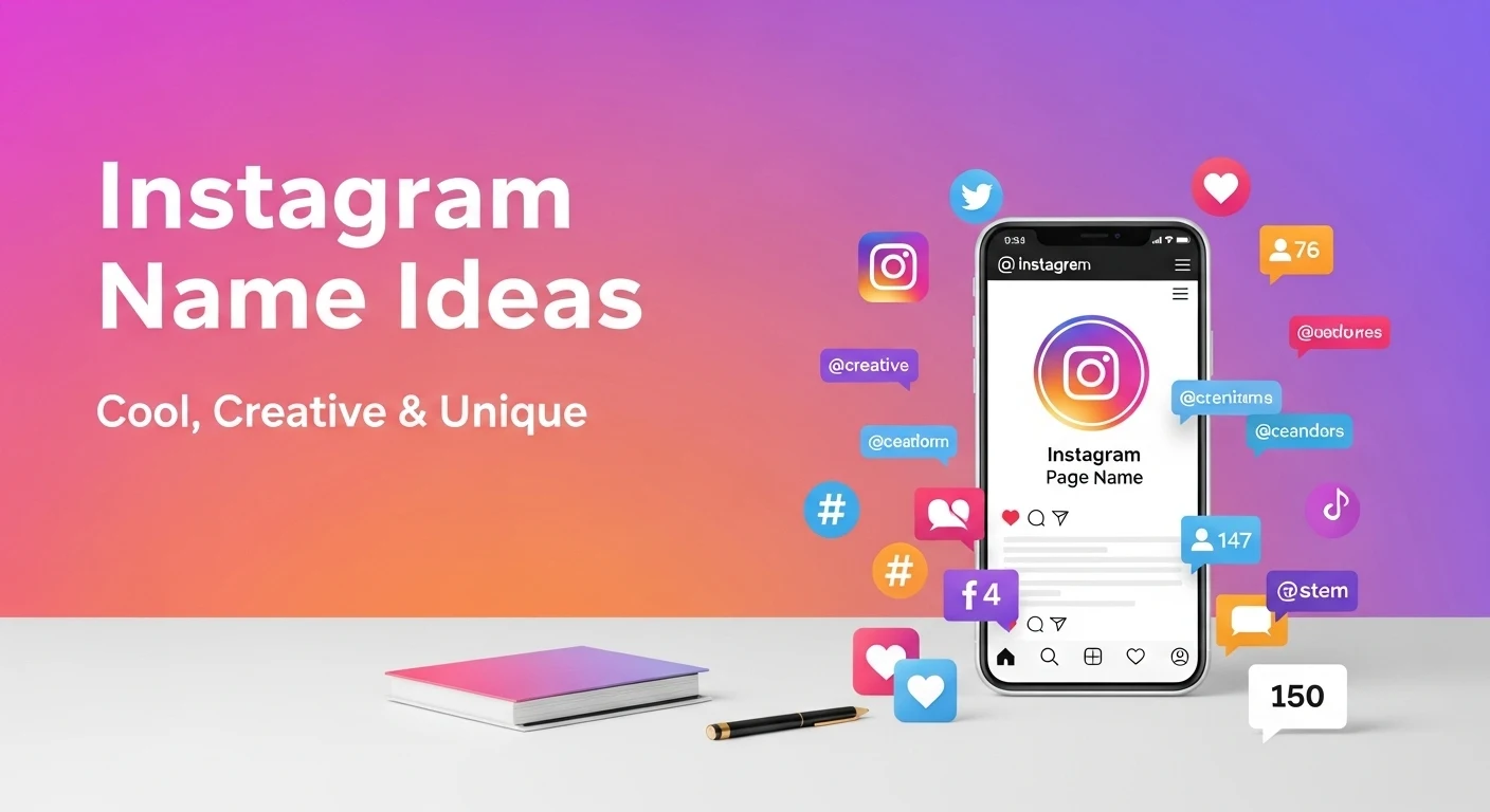 500+ Instagram Page Name Ideas: Cool, Creative & Unique