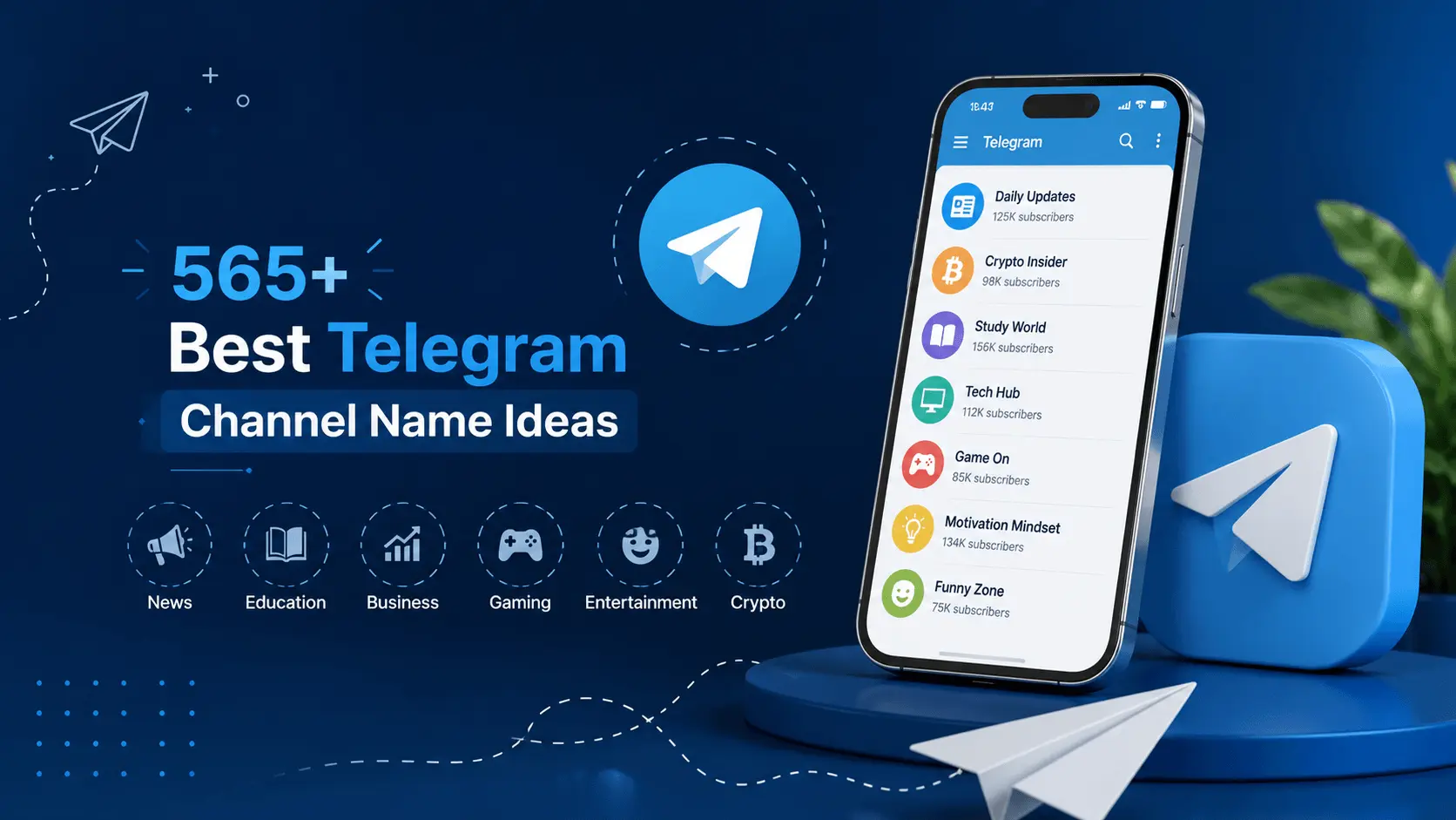 565+ Best Telegram Channel Name Ideas to Grow Your Audience