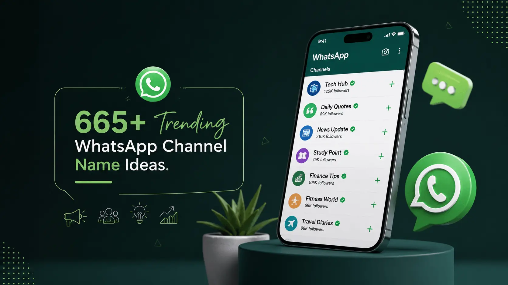 665+ Trending WhatsApp Channel Name Ideas for Every Creator