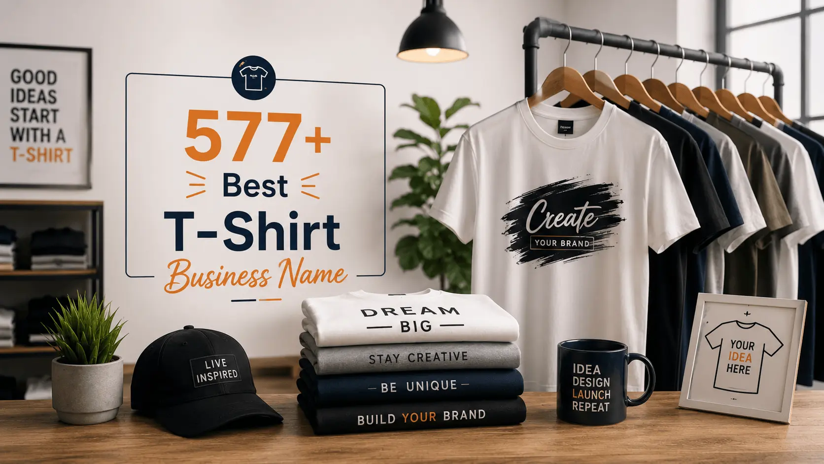 577+ Best T-Shirt Business Name Ideas for Clothing Brand