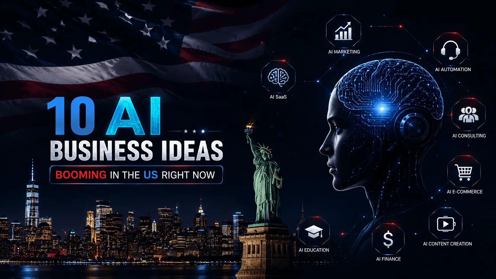10 AI Business Ideas Booming in the US Right Now