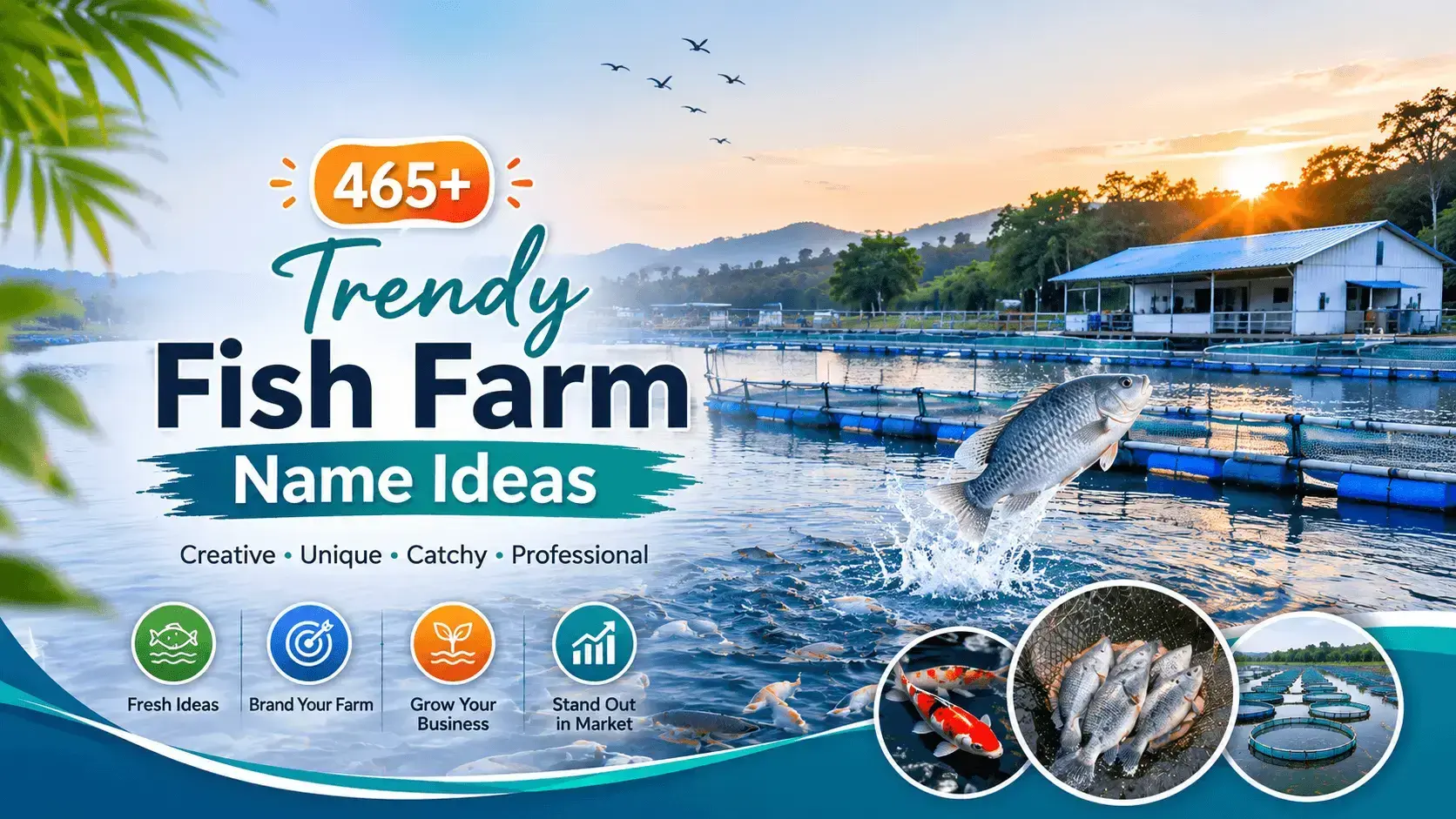 465+ Trendy Fish Farm Name Ideas for Aquaculture Businesses