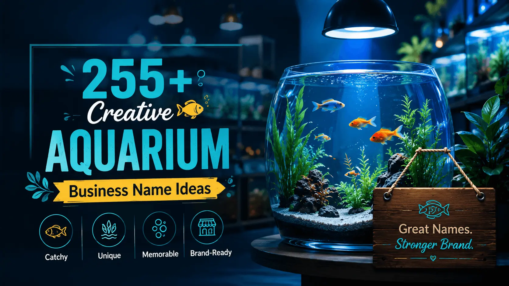 255+ Creative Aquarium Business Name Ideas for Entrepreneurs