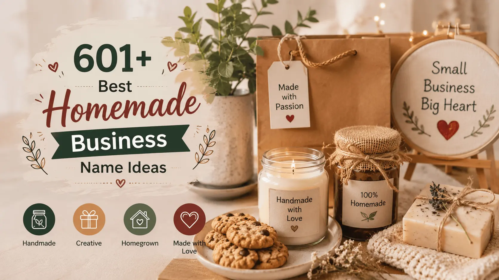 601+ Best Homemade Business Name Ideas for New Venture