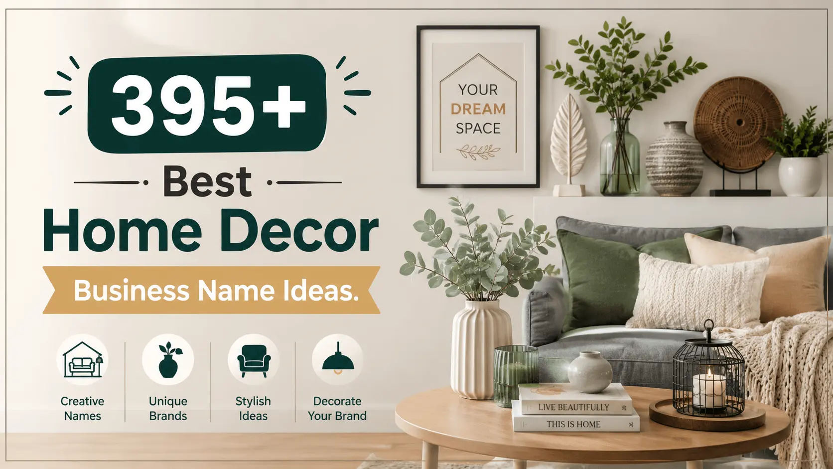 395+ Best Home Decor Business Name Ideas for a Stylish Brand